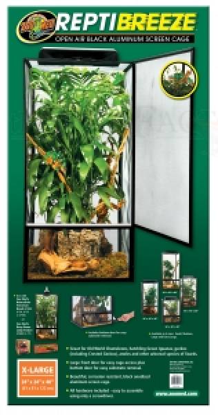 Reptibreeze Alum Screen Cage, 61 x 61 x 122cm